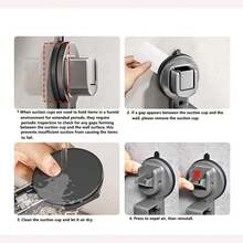 2 móc treo không cần khoan, siêu dính, thích hợp cho nhà bếp gia đình. Chất liệu: Nhựa ABS. - Bạc - Xem 7