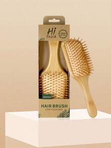 1 Pc Large Air Cushion Bamboo Comb With Box,Bamboo Paddle Hair Brush With Handle, Natural Bamboo Comb ,Paddle Detangling Hairbrush, Suit For Women Men And Kids ,Portable Detangler Haircomb For Massaging Scalp,Thin/Curly/Dry Hair,Brush,Hair Brushes,Edge Brush,Brush Hair,Hair Comb,Comb Hair,Detangling Brush,Ball Brush,Mini Hair Brush,Hair Brush Set,Wooden Comb,Hair Brush, Brush, Comb, Slick Back Brush, Hairbrush, Edge Brush, Brush Hair, Hair Comb, Hair Brush Set, Comb Hair, Mini Hair Brush, Detangling Brush, Hair Brushes, Hair Products, Hair Tools, Hair Stuff, Hair Care, Curly Hair Brush, Barber, Barber Accessories, Hairdressing Equipment,Travel Essentials,Hairstyle,Hairdressing - 杏色 - 查看 2