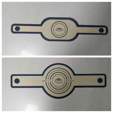 2 tấm lót nướng silicon - Hình bầu dục và hình tròn, chống dính, dễ vệ sinh, có thể tái sử dụng, có tay cầm dài để di chuyển bột chua. - Xem 7