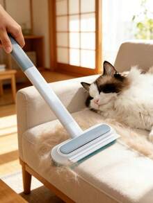 宠物毛发清洁器，猫狗毛发清洁工具，适用于沙发、家具、地毯、衣物、床上用品，配有超长手柄，猫毛清洁工具 - 查看 9