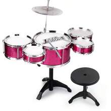 Educational Jazz Drum Set, Realistic Musical Jazz Drum Percussion Toy, Musical Instrument For Amateurs And Holiday Event - Multicolor - View 12