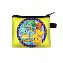 pokemon Ví đựng tiền xu/thẻ thiết kế mới, ví in họa tiết unisex. - Nhiều màu - Xem 9
