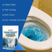 JAYSUING 强力洁厕粉，去污剂，家用清洁用品，神奇泡沫深层清洁，去除水垢、铁锈、异味，浴室清洁工具，清新香味，即刻见效，使用方便，日常清洁必备，洁厕清新套装 - 粉狀 - 查看 4