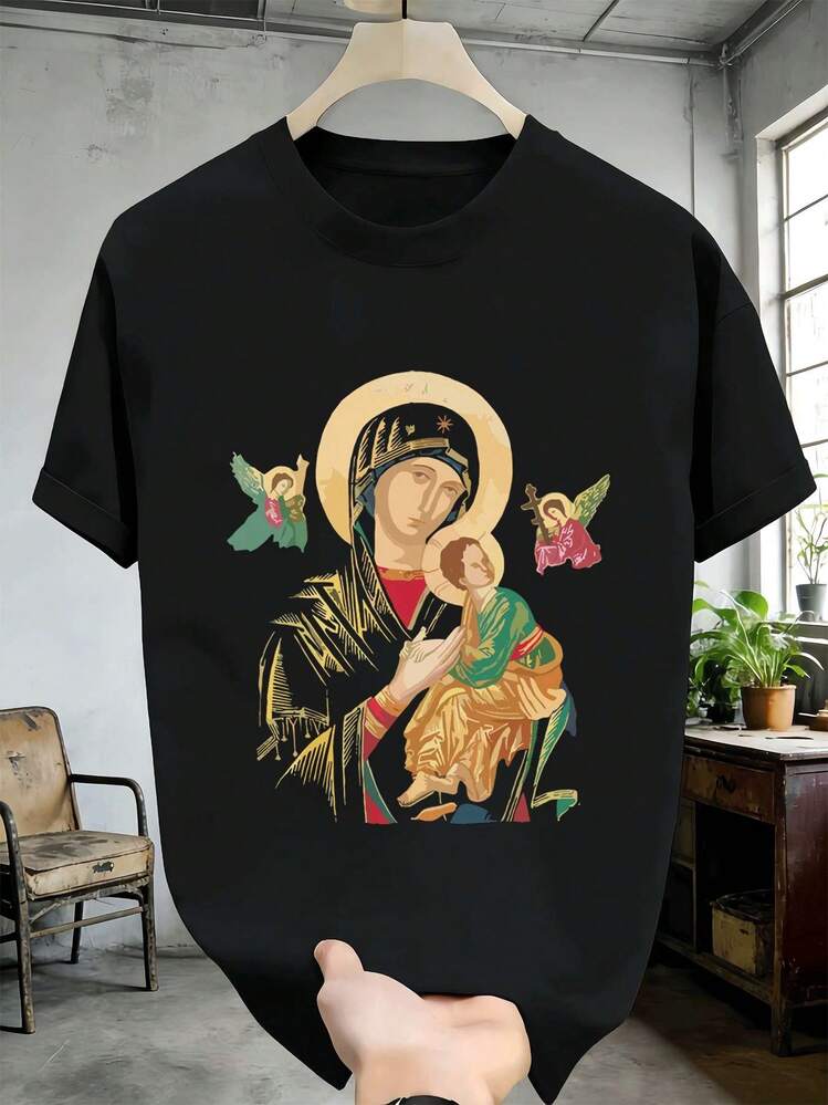 Men T-Shirts - Black - View 2