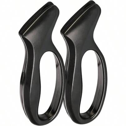 2pc Black Knife Sharpener - Afilador De Cuchillos, Comfort Handle, Compact Easy To Use, Professional Hone Restoring Straight Edges Kitchen/Pocket Knives