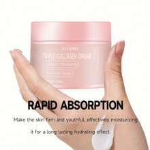 Xioimy 50克胶原蛋白、烟酰胺、水解弹性蛋白胶原蛋白面霜，三重胶原蛋白重建，增强肌肤弹性和光泽，告别干燥和暗沉，深层补水，胶原蛋白面霜 - 數量 - 查看 8