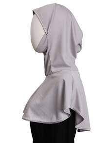 1pc Convenient Pullover Muslim Hijab Inner Cap With Collar - Multicolor - View 9