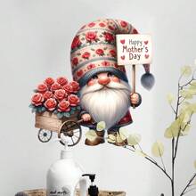 Hình dán tường có thể tháo rời hình chú lùn giao hoa với dòng chữ "Chúc mừng Ngày của Mẹ", thích hợp cho phòng khách, phòng ngủ, phòng học, văn phòng và các không gian khác. - Ngày của Mẹ - Xem 11