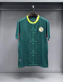 Senegal National Team Home Soccer Jersey – Green Teranga Lions Fan Football Shirt - Default - View 1