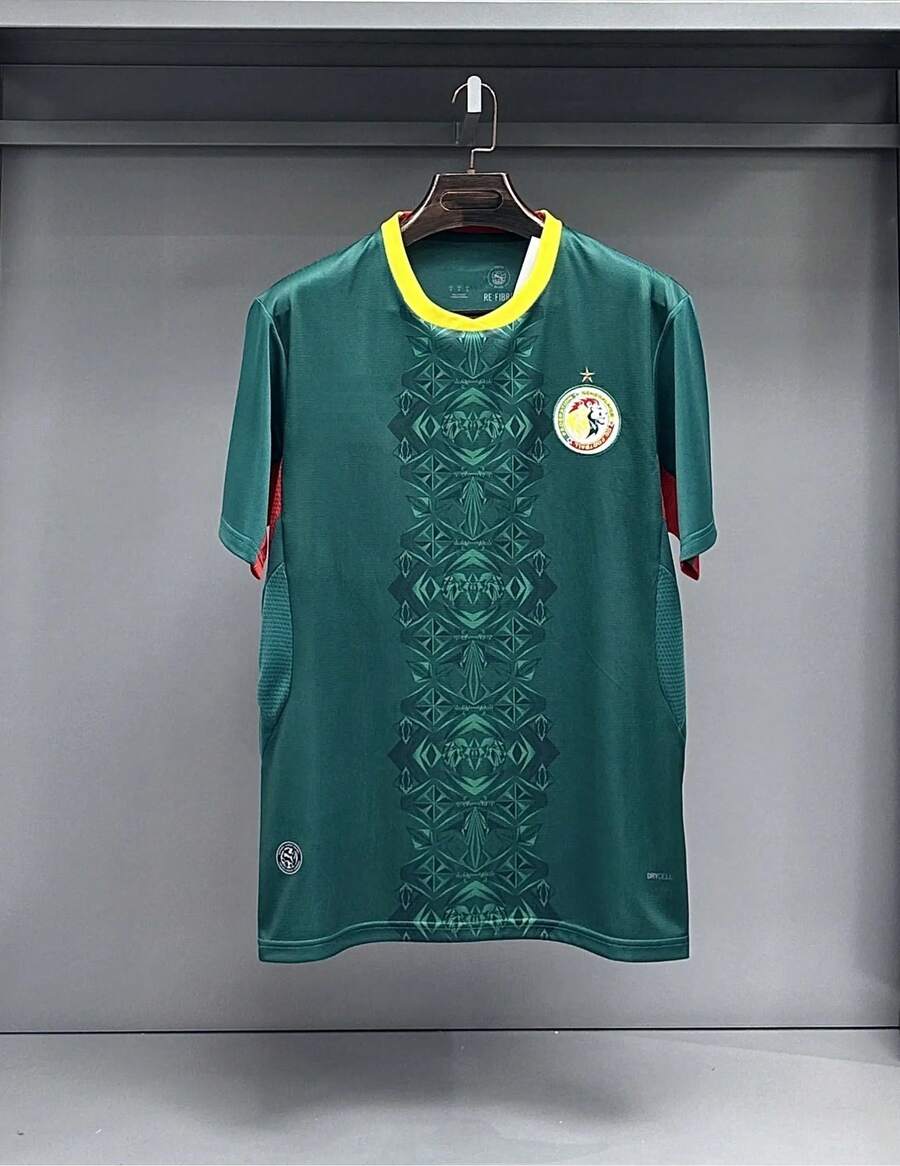 Senegal National Team Home Soccer Jersey – Green Teranga Lions Fan Football Shirt - Default - View 1