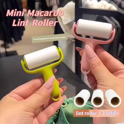 Bộ 20 con lăn mini cầm tay dùng để hút bụi lông thú cưng - 1 cán lăn + 3 con lăn thay thế, keo dính chắc chắn, thích hợp để loại bỏ lông thú cưng, dễ sử dụng, cán lăn có thể tái sử dụng, không cần điện, dùng cho thú cưng/quần áo/thảm/ghế xe hơi, rất cần thiết cho người nuôi thú cưng.