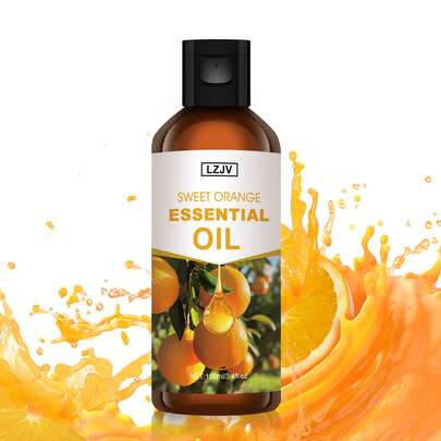 LZJV 100ml/30ml Sweet Orange Fragrance Essential Oil, Sweet Orange Oil, Suitable For Aromatherapy Diffuser, Humidifier, Soap/Candle Making, Unisex, Ideal Gift