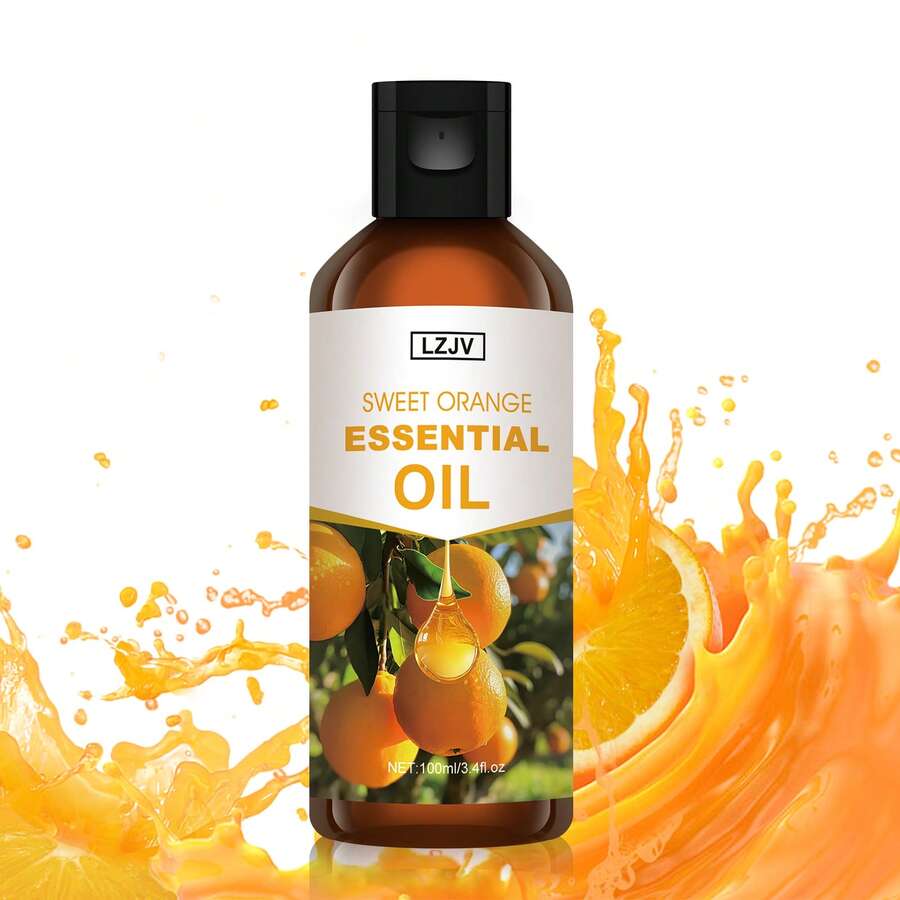 LZJV 100毫升/30毫升甜橙香氛精油，甜橙油，适用于香薰机、加湿器、手工皂/蜡烛制作，男女皆宜，理想礼品 - 甜橙精油 - 查看 1