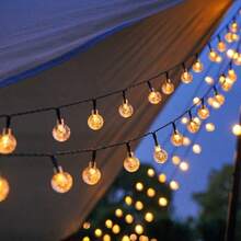 20 LED Bubble Solar String Lights, 5M Length, Solar Powered, Outdoor Garden Decor, With Nickel Solar Battery Technology - Solar Bubble Ball - View 9
