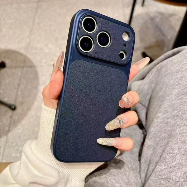 Phone Case With Large Window, Suitable For IPhone 17 Pro Max/16 Pro Max/15 Pro Max/14 Pro Max/13 Pro Max, Simple Style Daily Commute Phone Case, Anti-Drop, Precise Cutouts For Unobstructed Signal, Anti-Fingerprint