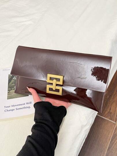 حقيبة ظرف ملونة عصرية بسيطة 2026، حقيبة ظرف مزينة بترتر بنقش التمساح للنوادي الليلية للنساء