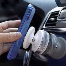1 cái Giá đỡ điện thoại ô tô bằng hợp kim có giác hút, giá đỡ điện thoại từ tính với lực hút chân không, có thể điều chỉnh 360°, giá đỡ điện thoại MagSafe cho bàn làm việc, tường, phòng tắm, ô tô, vlog, phát trực tiếp, hợp kim nhôm, lò xo, quà tặng - Nhiều màu - Xem 3