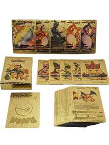 pokemon 集换式卡牌游戏，英文版，收藏卡，玩具，礼品卡，稀有卡，训练家对战礼物，节日和生日礼物 - 彩色 - 查看 1