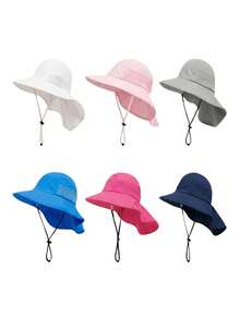 3-24M 2-6Y Cape Hat Children's Sun Hat 2026 Summer New Lightweight Breathable Mesh Sun Protection Hat Boys And Girls Bucket Hat - 1PC - View 1