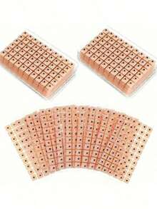 Ear Acupressure Point Massage Therapy Patch Set - Multicolor - View 6