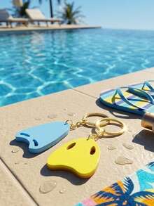 Creative Swimming Board Keychain, Summer Swimming Sports Car Pendant, Bag Charm, Small Gift For Holiday, Birthday - Multicolor - View 3