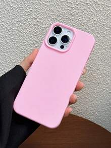 1个极简纯色软TPU磨砂防摔手机壳，带大摄像头孔，适用于 11/11 Pro Max/12/12 Pro/12 Pro Max/13/13 Pro/13 Pro Max/14/14 Pro/14 Pro Max/14 Plus/15/15 Pro/15 Pro Max/15 Plus/16/16 Pro/16 Pro Max/16 Plus/17/17 Pro/17 Pro Max，适合女生使用。 - 粉色 - 查看 4