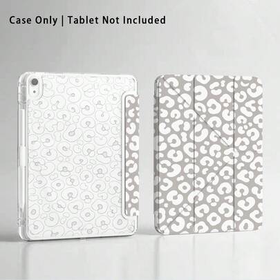 亚克力水晶彩绘平板电脑保护套，带支架，豹纹等多种图案可选，兼容三星 A9/A9+/S9/S9FE/A11/A11+/S11/S10 FE/S10 FE+/S10 Lite、A16 2025、Air 11/13、M3 2025、Mini 7 A17、Pro 2024、Air 11/13、M2 2024、Pro 11/13、M4 2024、Pro 12.9、7/8/9 代、10.2、10 代、10.9、Air 4/5/6/7/8、10.9、Pro 11、4/5/6 代、Mini 6、SE 11、荣耀、Matepad SE 11 等机型。