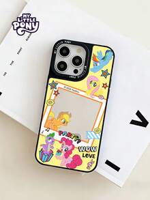 Hasbro MY LITTLE PONY Ốp lưng điện thoại hình hoạt hình nữ tính có gương soi, đóng gói hộp quà tặng, tương thích với Apple iPhone 17, 17 Air, 17 Pro, 17 Pro Max, 11, 12, 13, 14, 15, 16 Pro, 16 Pro Max, 14 Plus, 15 Plus, 16 Plus, 15 Pro Max, 16 Pro, 16 Pro Max - Nhiều màu - Xem 2