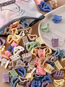 20 chiếc kẹp tóc hình trái tim bất đối xứng dễ thương, kẹp tóc bên hông dành cho nữ, kẹp tóc búi rối, kẹp tóc mini, phụ kiện kiểu tóc công chúa. - Nhiều màu - Xem 2