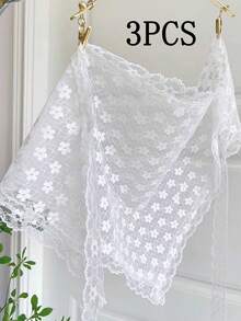 Khăn trùm đầu/khăn quấn eo bất đối xứng đa năng 2 trong 1 dành cho nữ, điểm nhấn là những đường xếp ly ngọt ngào, thích hợp để phối cùng chân váy, đầm và tạp dề. - Nhiều màu - Xem 10