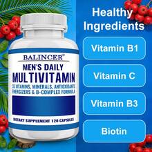 Men's Prostate Health Supplement, Daily Multivitamin And Mineral Supplement, Fortified With An Antioxidant Fruit And Energy Blend To Support Immunity And Prostate Health - 120 Capsules - 1 瓶 - 查看 4