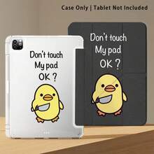 Chicken Holding Knife Pattern Acrylic Crystal Tablet Protective Case With Stand, Compatible With Samsung A9/A9+/S9/S9FE/A11/A11+/S11/S10 FE/S10 FE+/S10 Lite, A16 2025, Air 11/13, M3 2025, Mini 7 A17, Pro 2024, Air 11/13, M2 2024, Pro 11/13, M4 2024, Pro 12.9, 7/8/9 Gen, 10.2, 10 Gen, 10.9, Air 4/5/6/7/8, 10.9, Pro 11, 4/5/6 Gen, Mini 6, , Se 11, Honor, Matepad Se 11, , - Multicolor - View 6