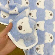 1 件宠物毯，卡通图案，适合小型、中型、大型犬猫，可机洗 - 55*75cm - 查看 4