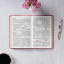 KJV Holy Bible, Gift Edition King James Version, Faux Leather Flexible Cover, Blossom Pink Floral (KJV Gift Editions) - Default - View 5