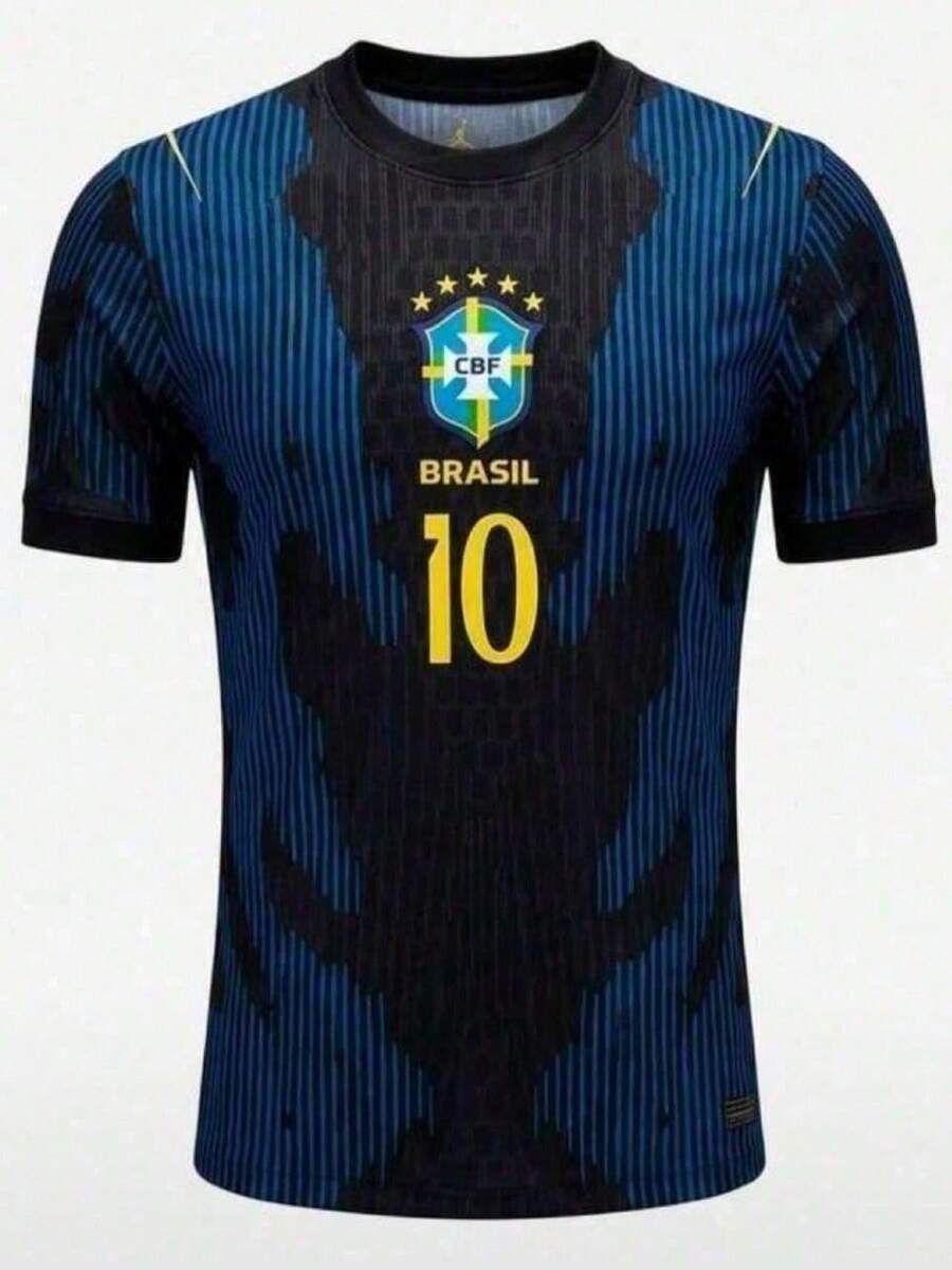 Brazilian National Team Football Shirt - 2026 World Cup. Get Yours Now! - Màu xanh lam - Xem 1