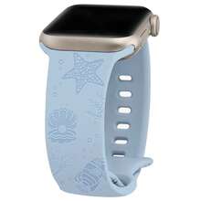 1pc Women's Ocean Creature Carved Silicone Watch Band, Compatible With Apple Watch 38/41/40/44/42/45/49mm (S10 42mm/46mm), Soft Sport Replacement Band For Apple Watch Ultra 2/S10/SE/9/8/7/6/5/4/3/2/1, Fashionable Unique Ocean Themed Accessory - Purple - View 11