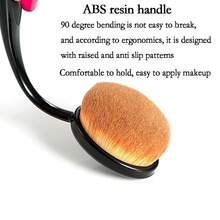 Toothbrush-Shaped Foundation Brush, Blush Brush Recommended By Internet Celebrities, Suitable For Beginners, Seamless Concealer, BB Cream, And Liquid Foundation - Multicolor - View 7