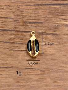 10个/20个/50个/100个随机混合3D珐琅贝壳吊坠配件，DIY项链手链耳环手工小饰品配件 - 鉗子 - 查看 5