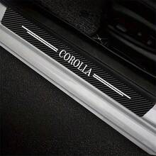 Miếng dán bảo vệ xe hơi bằng sợi carbon cho xe COROLLA, miếng dán bậc cửa chống trầy xước, miếng dán bảo vệ cản xe, băng keo bảo vệ xe. - A - Xem 1