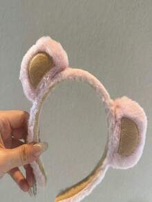 1 Fashionable Cartoon Plush Bear Ear Animal Ear Headband Dress-Up Headwear Hair Accessory - Multicolor - View 13