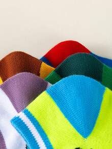 Disney Bộ 5 đôi: Tất cổ ngắn cho bé trai, phù hợp mọi mùa - Với họa tiết jacquard hình khủng long, tên lửa và phi hành gia - Thoải mái, mềm mại và thoáng khí. - Nhiều màu - Xem 5