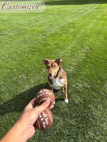 Personalized Dog Toy Ball, Customized Wedding Favors, Customized Tennis Ball With Heart Message, Tennis Player Gift, Dog Toy/Puppy Toy/Cat Toy/Tennis Toy - Multicolor - View 2