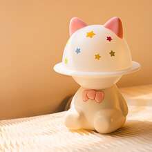 High Quality Kawaii LED Night Lamp Rechargeable Silicone Nightlight With Cartoon Design Cute Animal Night Light - 彩色 - 查看 9