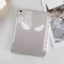1 Pc Aesthetic Cute Angel Wings Polka Dot Print Case Compatible With Ipad 11/A16/10th/Air4/5/6/Pro 12.9/2024/2025/2020/2021/2022/2023/10.2/10.9/Mini7, Case For Galaxy Tab A8/A9 Plus/S6 Lite/S7/S9FE PLUS/S10 Plus,Case For Xiaomi 5/5pro/6/6pro/7/7pro/15s Pro,Perfect For Work, Travel,And Home Use, Foldable Tablet Case - Multicolor - View 5
