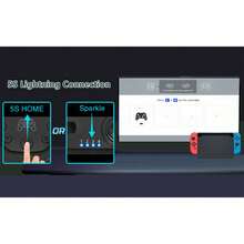 Byteuni 1pc 无线游戏手柄，兼容 Switch/Lite/OLED/Switch 2 Pro，Switch 摇杆游戏手柄，内置 550mAh 电池，支持唤醒、陀螺仪轴、连发、双震动和截图功能（升级版） - 彩色 - 查看 10