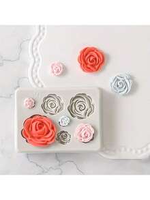 Khuôn silicon đa năng tự làm hình hoa và hoa hồng, tạo hương thơm. - hoa - Xem 5