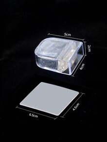 美甲印花工具套装，透明极光雪花硅胶印章，美甲钢板印花DIY，大小美甲印章和刮板 - 無色 - 查看 15