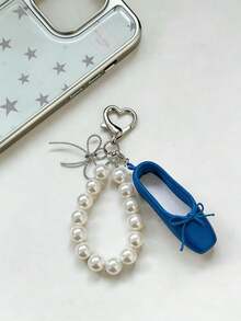 Móc khóa điện thoại hình giày ba lê thủ công, móc khóa mini bằng satin kiểu ba lê, móc khóa hình giày ba lê đính hạt màu hồng - Có thể tùy chỉnh và tháo rời, phụ kiện thời trang, quà tặng cá nhân hóa, có thể treo trên túi xách, đồ dùng du lịch, quà Giáng sinh, quà Halloween. - Nhiều màu - Xem 15