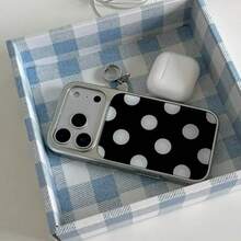 可爱波点亮面果冻防震手机壳，兼容 17 Air 11 12 13 14 15 16 Pro Max，IMD 保护套 - 大圓點 - 查看 5