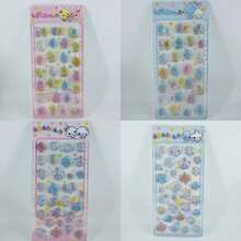 Popular 3D Solid Crystal Epoxy Resin Cartoon Star Water Drop Stickers, Retro Style - Multicolor - View 8